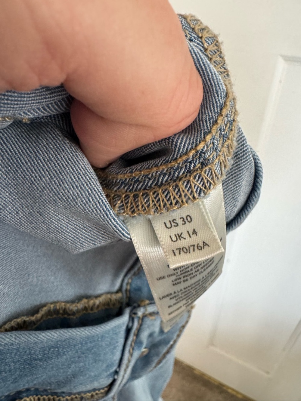 Free People Just Float On high rise flare jeans size 30 - Picture 6 of 8